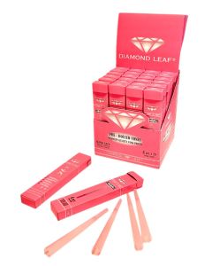 DIAMOND LEAF PINK CONES 28 PACK X 4 PRE ROLLED CONES