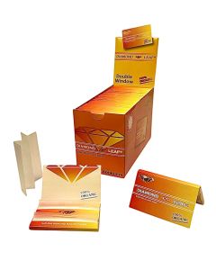 DIAMOND LEAF ORANGE DOUBLE WINDOW BOX/50