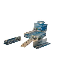 DIAMOND LEAF BLUEBERRY FLAVOURED ROLLING PAPERS BOX/24