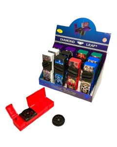 DIAMOND LEAF POCKET GRINDER + STORAGE 3 IN 1