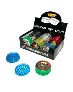 DIAMOND LEAF PLASTIC GRINDERS BOX/12