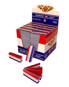 DIAMOND LEAF HOLLAND STYLE FILTER TIPS BOX/100