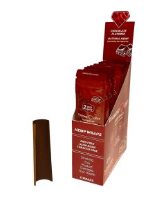 DIAMOND LEAF CHOCOLATE FLAVOURED HEMP WRAPS 1 PACK