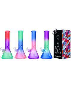 Diamond Leaf – Glass Bong – Gradient Mixed Colours (1pc)