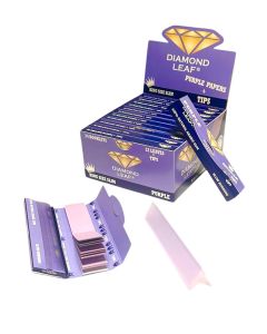 DIAMOND LEAF PURPLE PAPERS + TIPS