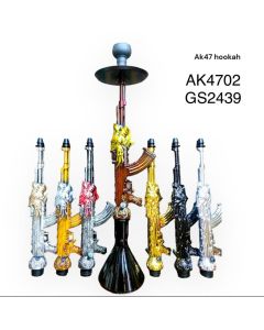 HOOKAH AK47 DESIGN MIX COLOURS