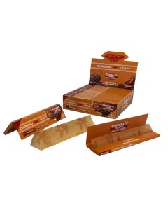DIAMOND LEAF CHOCOLATE FLAVOURED ROLLING PAPERS BOX/24