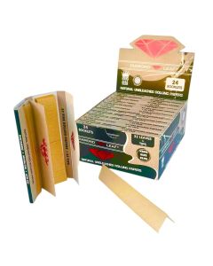 DIAMOND LEAF UNBLEACHED + FILTER TIPS BOX/24